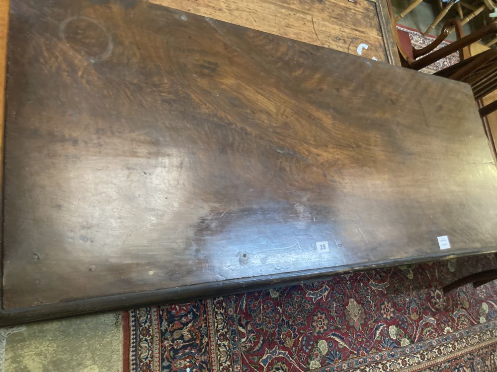 An 18th century Dutch marquetry inlaid walnut chest, width 136cm depth 56cm height 101cm